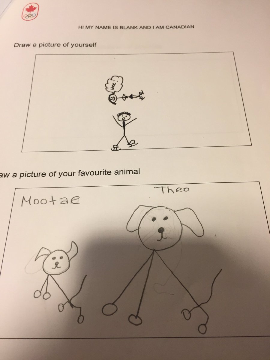 mhjd_85's tweet photo. This is why I'm not an artist. Not a single artistic talent in this girl. 🎨🙀 #selfportrait #howiseemyself #howiseemydogs #olympiclab https://t.co/GuGprCYHPl