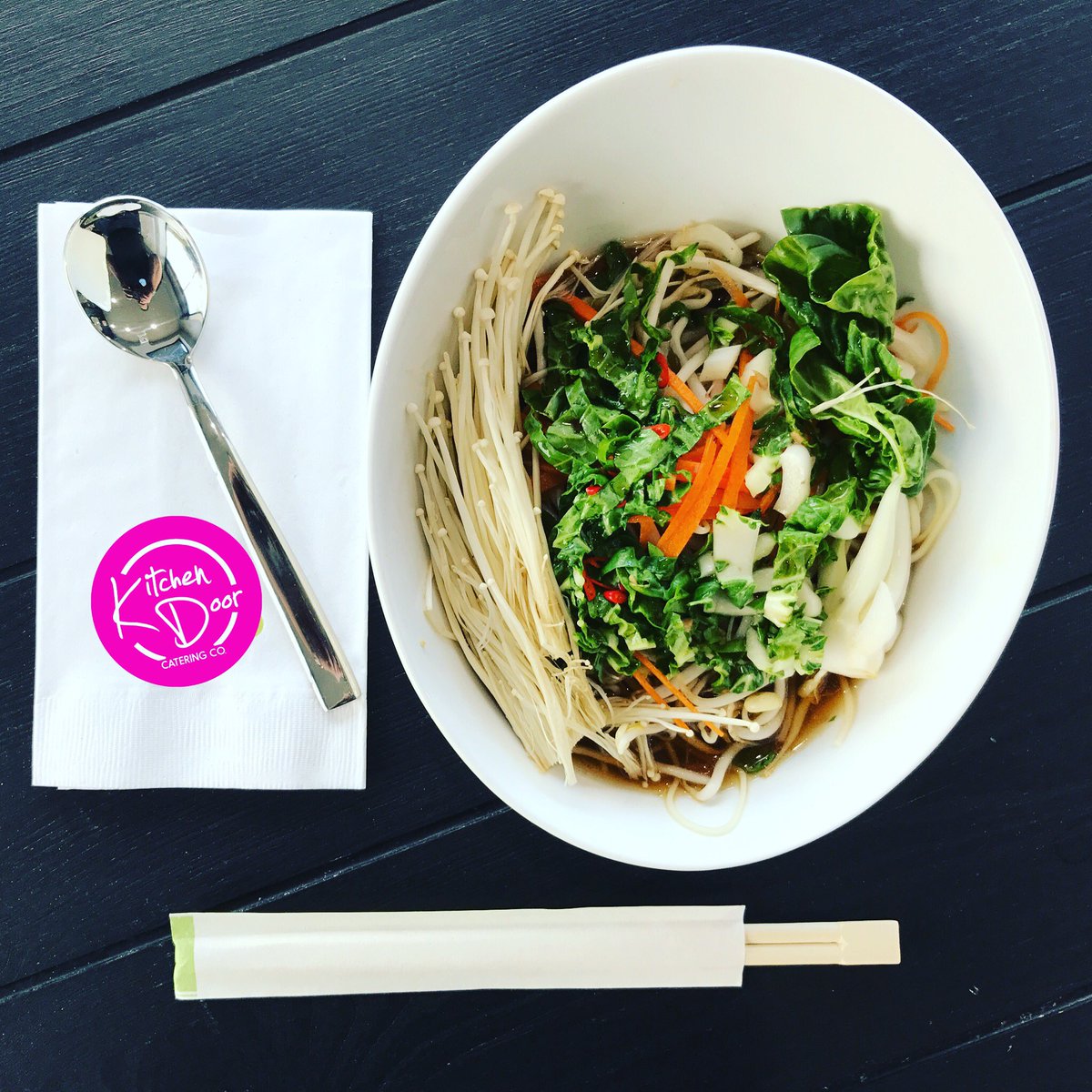 kitchendoorfood's tweet photo. Course 2 looks pretty yummy!! "Vegetarian Noodle Bowl" #Vegetarian #Bedford #edukitchen @TasteofNS @ChefBenKelly @LiftComms @anitakirkbride https://t.co/dInWj9vSEM
