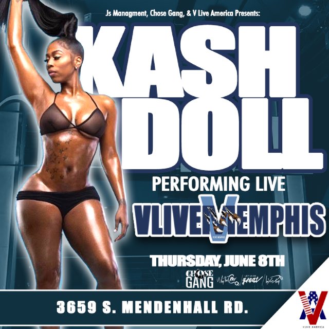 MEMPHISMEEKS's tweet photo. THURSDAY!!!! #VliveMemphis @kashdoll Performing live!!! @ChoseGang #ChoseGang https://t.co/IStaaO930h