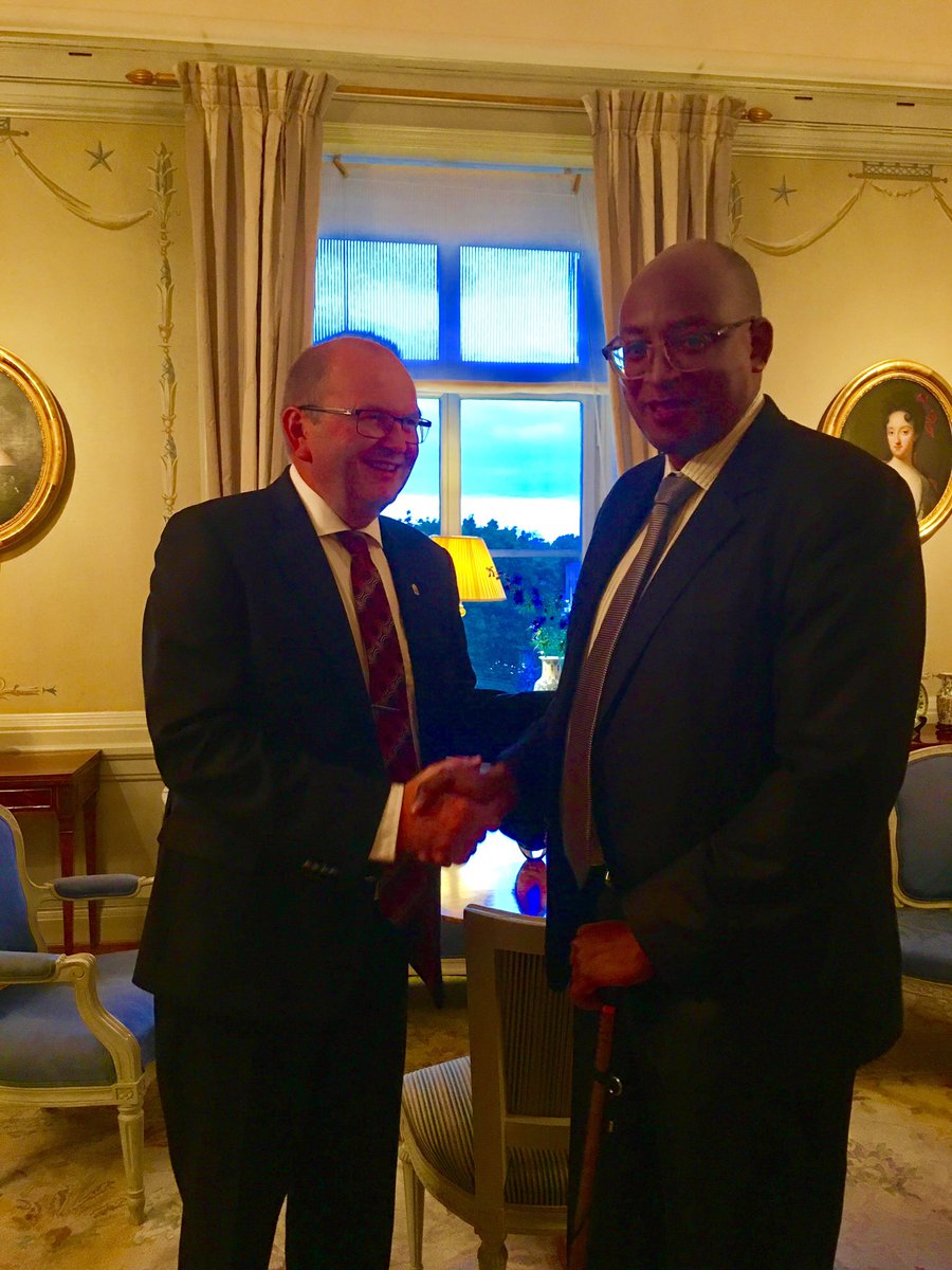 Amb_Dr_Sang's tweet photo. Great evening & dinner with #Governor Kenneth Johansson #VarmlandsCounty at Residence with entertainment by #WermlandOpera #Karlstad #Sweden https://t.co/uUtU5RLfm1