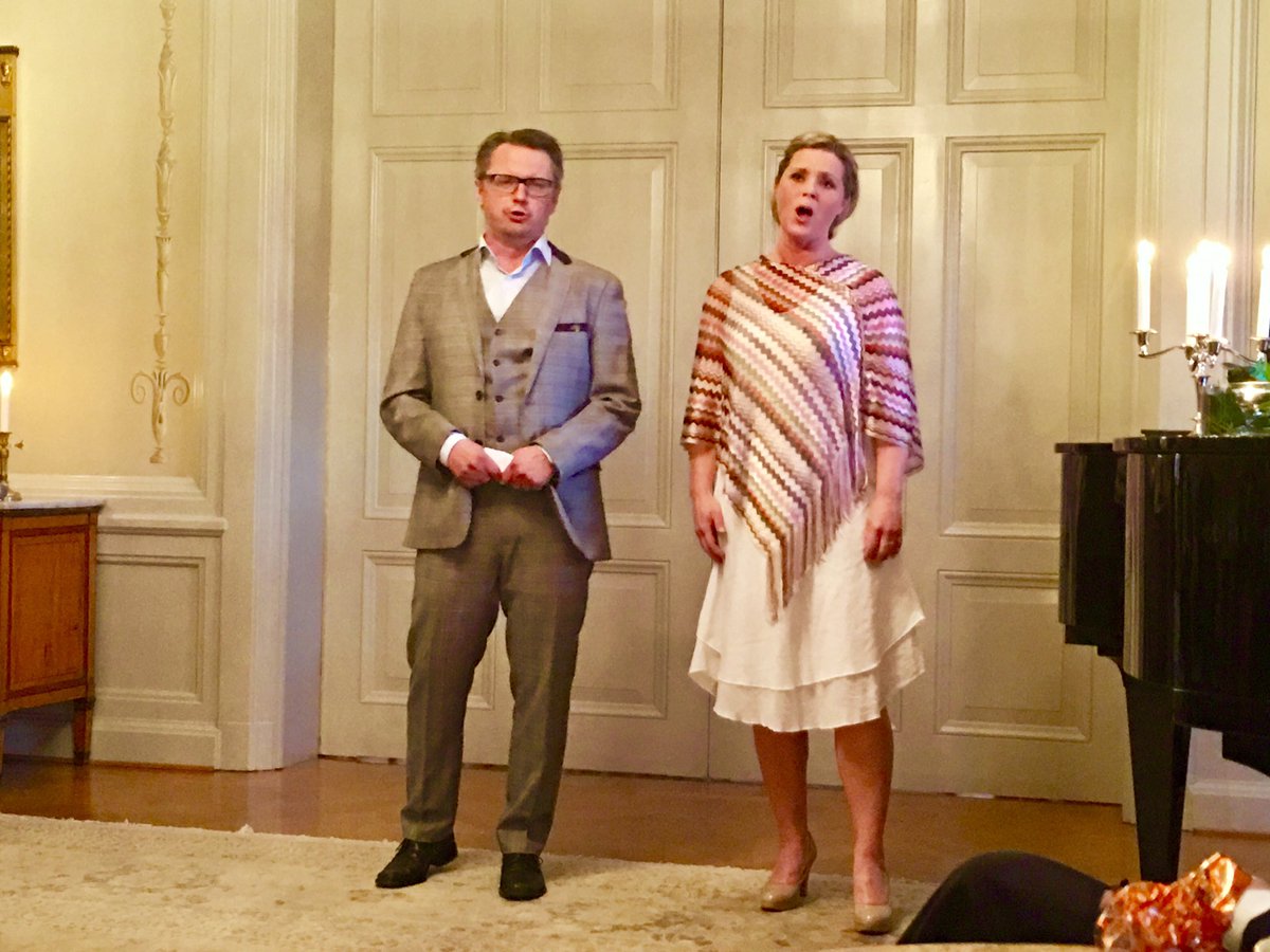 Amb_Dr_Sang's tweet photo. Great evening & dinner with #Governor Kenneth Johansson #VarmlandsCounty at Residence with entertainment by #WermlandOpera #Karlstad #Sweden https://t.co/uUtU5RLfm1
