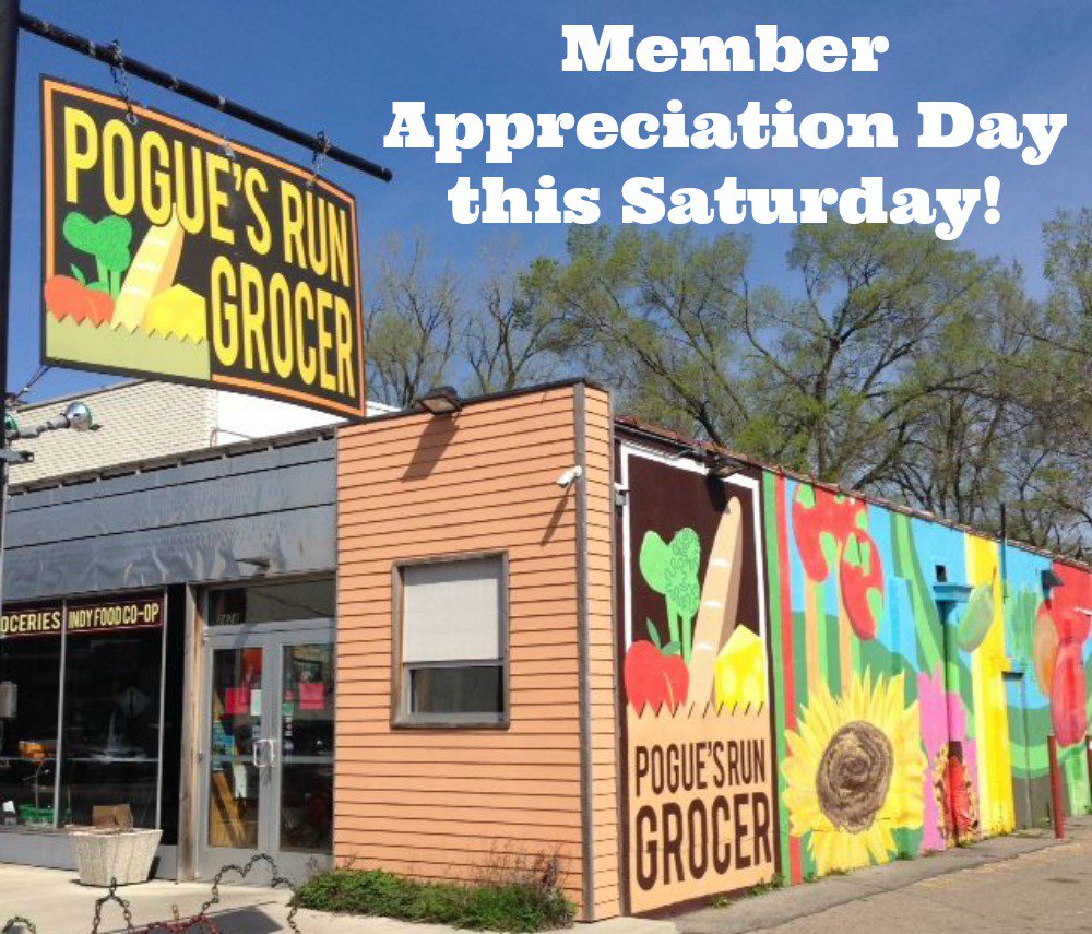 PoguesRunGrocer's tweet photo. Tomorrow is Member Appreciation Day! Members get 10% off your entire purchase. https://t.co/vBialnu0KB #Indy #memberperks https://t.co/qMIjv5RCBQ