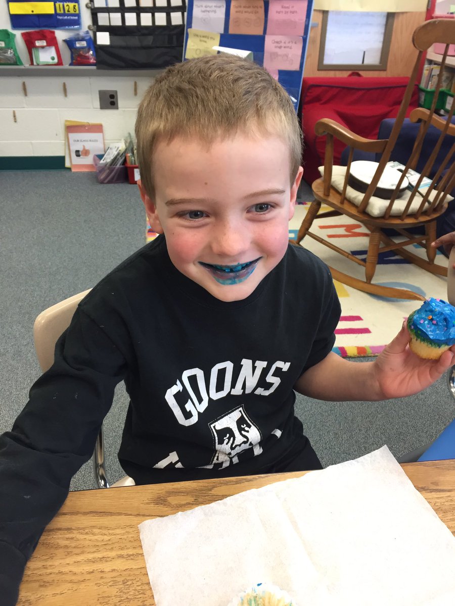 June birthday boy! Blue icing for all! #kwbpride