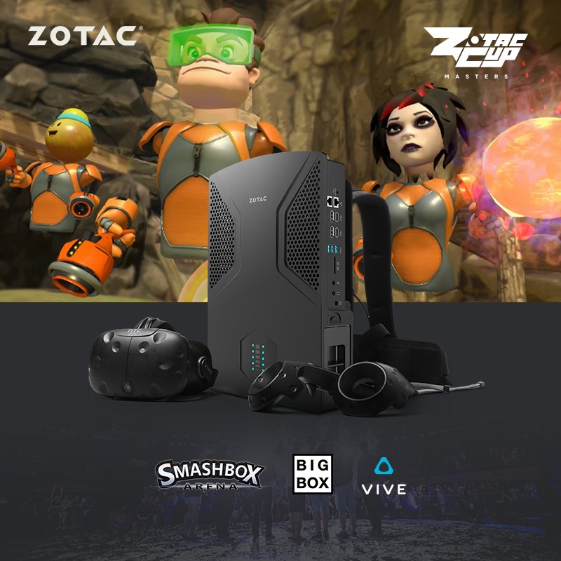 ZOTAC_USA's tweet photo. Don't forget to watch the #FIRSTever VR eSports event sponsored by #HTVVive and @BigBoxVR
https://t.co/zdTigVIfQo
https://t.co/Ll3vYpnb6A https://t.co/V6iNKM2z9l