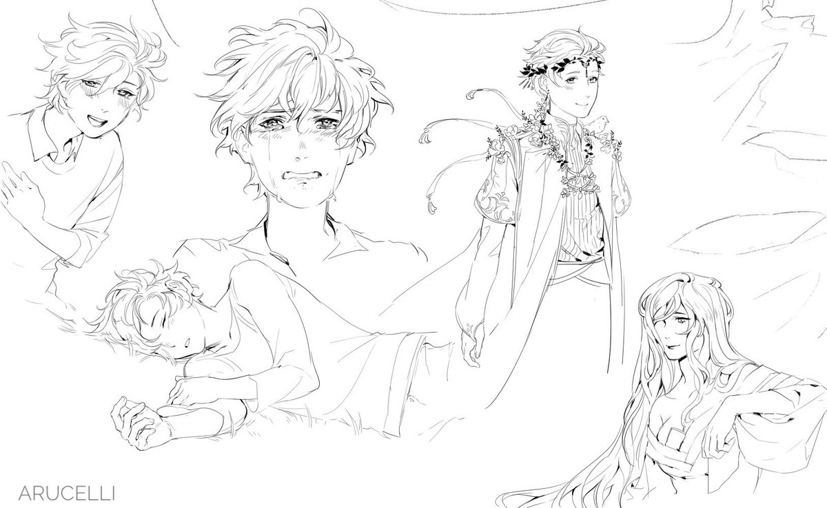 Been having some fun revisiting an old OC of mine ? also some girls bc I couldn't resist :P