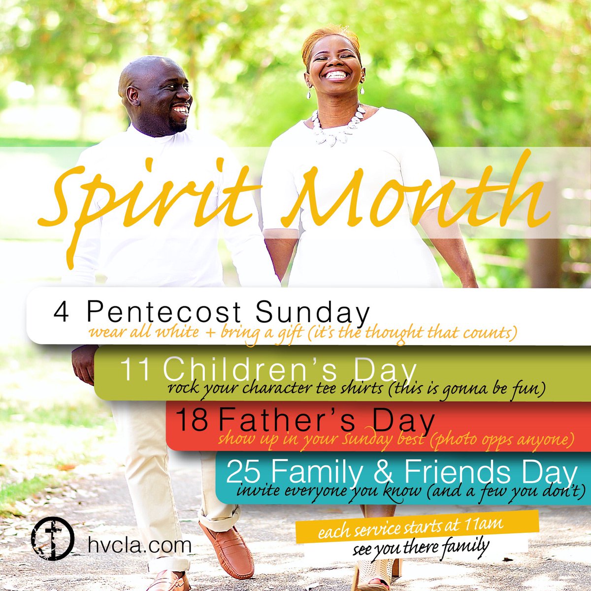 HVCLA's tweet photo. June is Spirit Month! #HVCLA #PentecostSunday #HolyGhostService #ChildrensDay #FathersDay #Family&amp;Friends 🙌🏼 You ready? https://t.co/2RTz6h9bQu