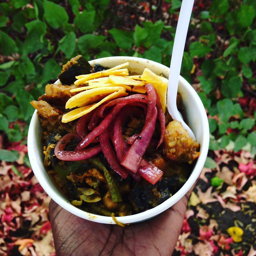 Baccanalle's tweet photo. We're almost ready to serve up some #vegan #Caribbean at #Ottawa #Vegfest June 3-4 at #RA Centre! #613food #Ottawafood ##foodies #plantbased https://t.co/BwMvOnWInQ