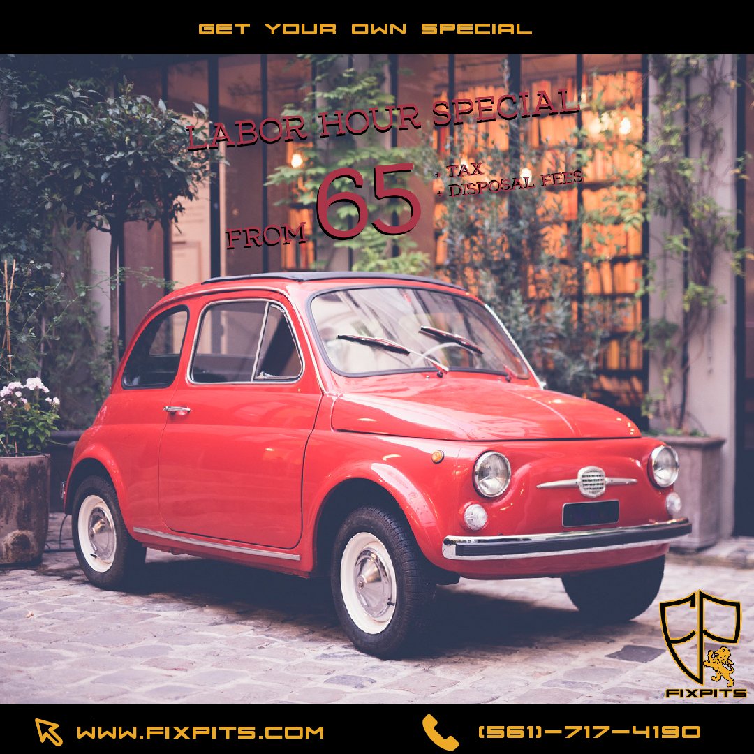 FixPits's tweet image. #FixPitsCoupon: Call us at (561)-717-4190 and get your own labor hour special from 65 + tax &amp;amp; disposal fees