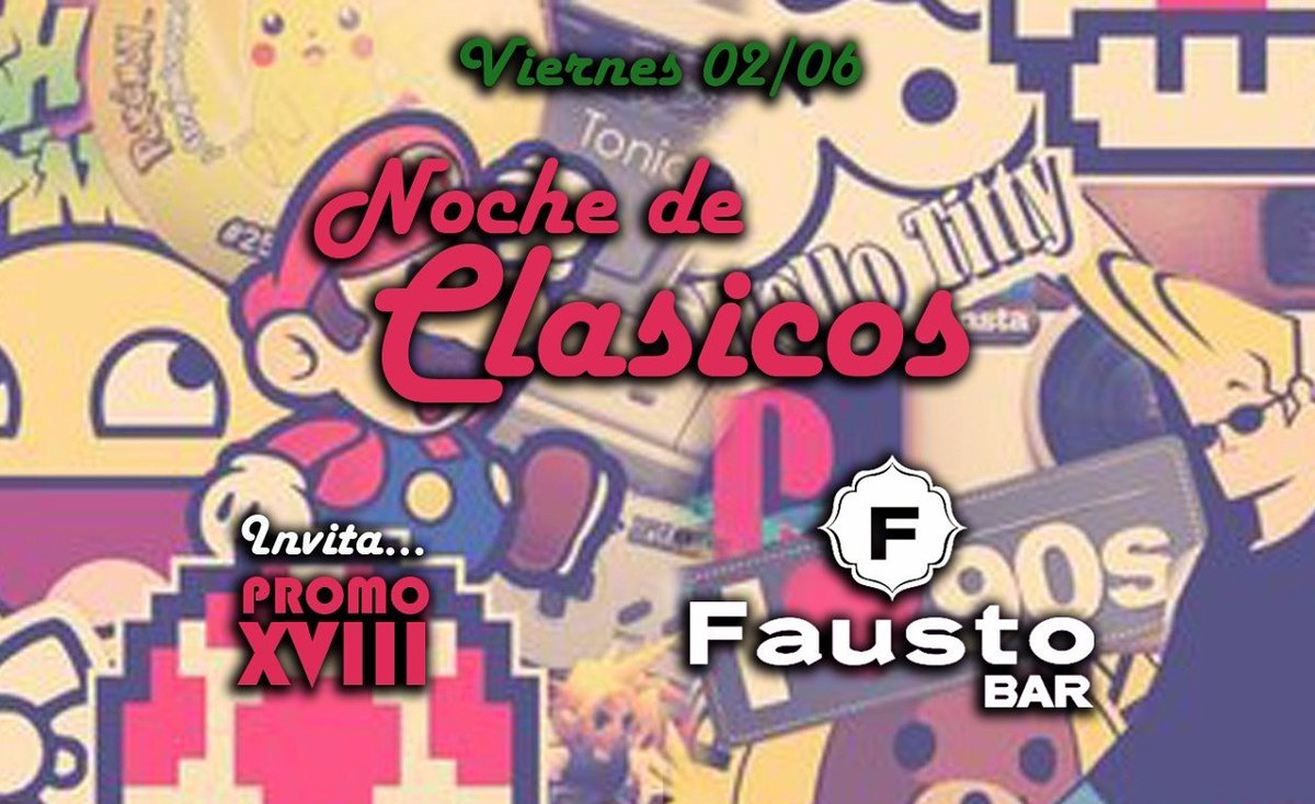FaustooBar's tweet photo. Esta noche te bailas todooo!!! Recordamos esos hitazos de siempre! 🎉
#nocheretro https://t.co/3eqj5AM0C7