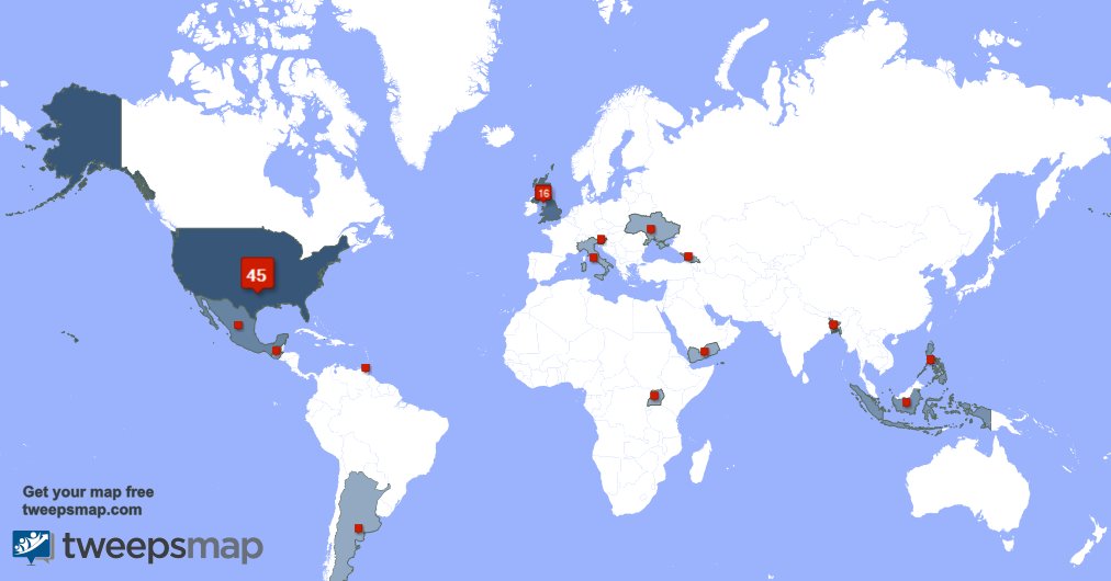 LaurasPasta's tweet photo. My followers are in USA(42%), UK.(15%) Get your free map https://t.co/Aasw8j7wQO https://t.co/ki4Y2YNPiq