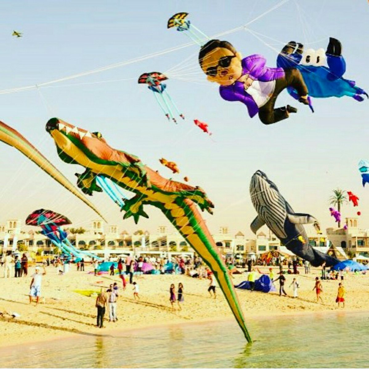 Make your saturday a little bit more fun! ♡ #beach #kites #event #dubailife #beachlife #summer #followforfollow #followus