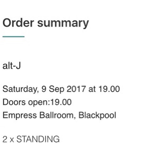 dannihickson93's tweet photo. @alt_J see you in September 😍 https://t.co/G5G8imQzbc
