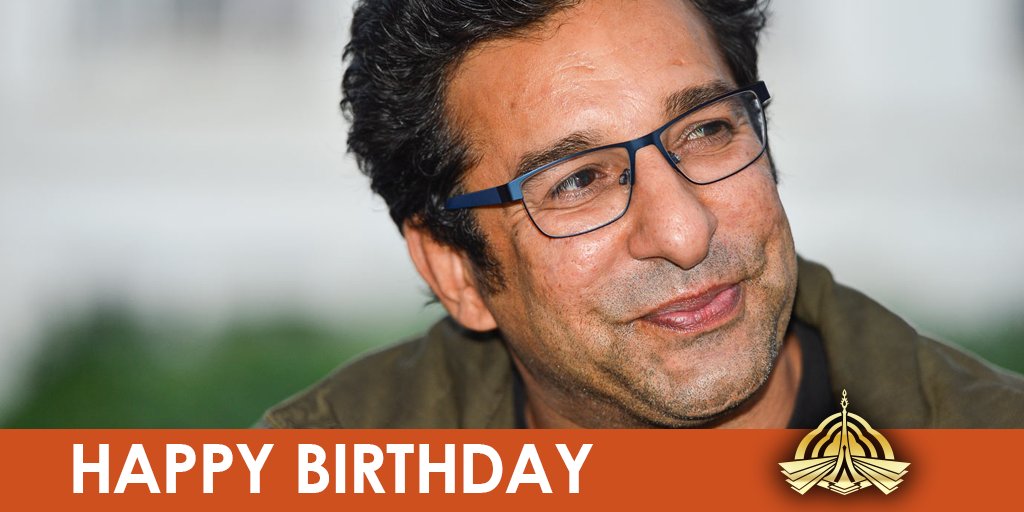 Happy Birthday to one of the finest bowlers in history, Wasim Akram! 