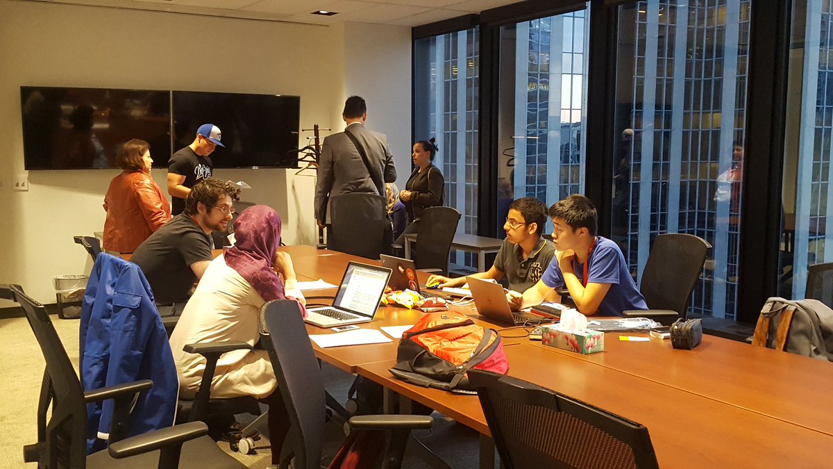 northof41's tweet photo. Legal mentors are giving some advices right now to some of the teams. All looking great at @NeesonsCR. #lawhack #legaltechhack #hackathon https://t.co/FLAMypjy75