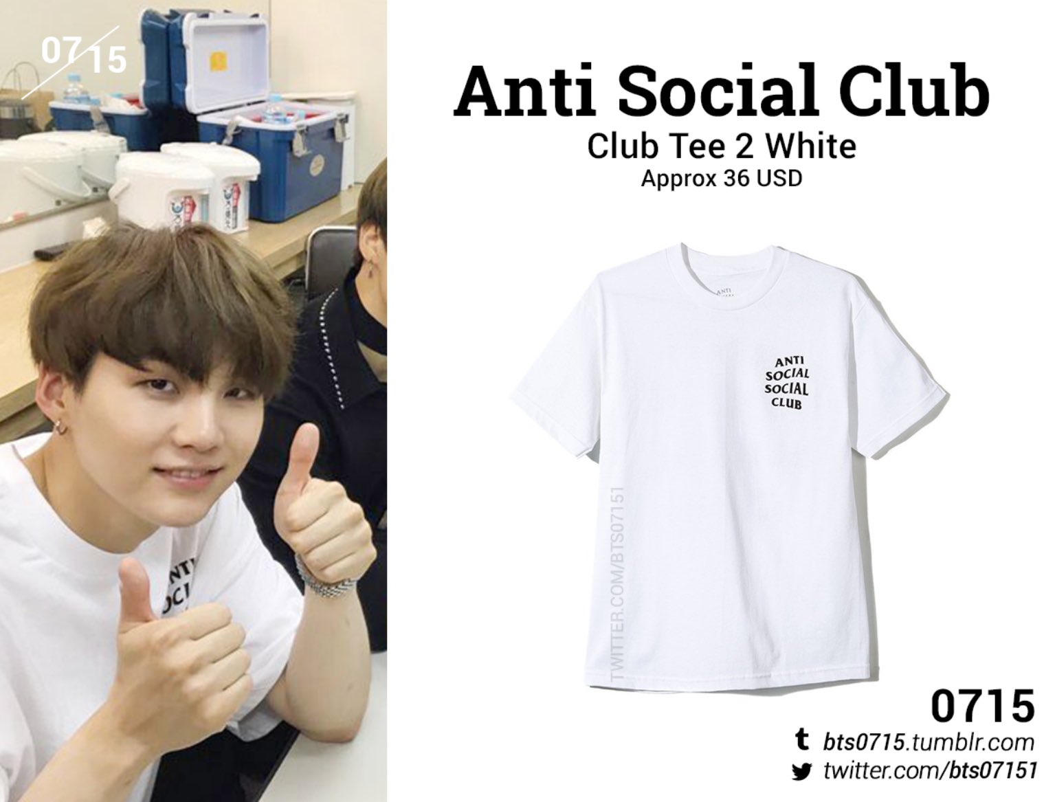 Bts anti social social club buy hot sale