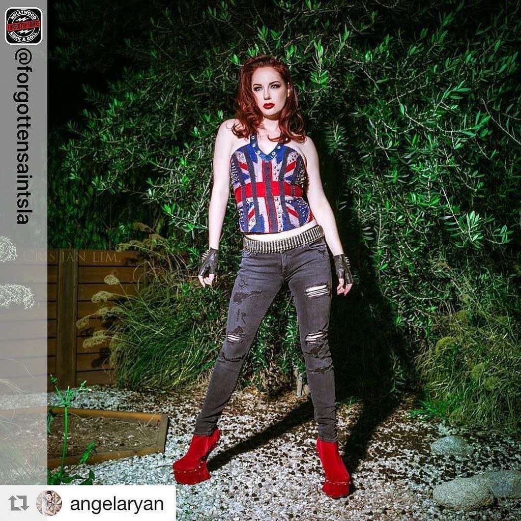 Rad shot by <a href="/crisjanlim/">Cris Jan Lim</a> of our custom Union Jack Corset ! Forgottensaintsla.com modeled by <a href="/angelaryan/">Angela Ryan</a> hair by… ift.tt/2ruhF6t