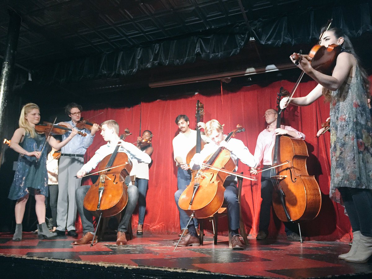 IsThisJazz's tweet photo. Special edition of our @AS220 series happening right now with the incredible @PalaverStrings!!! #PVD #classical #jazz https://t.co/JlqtVJJzms
