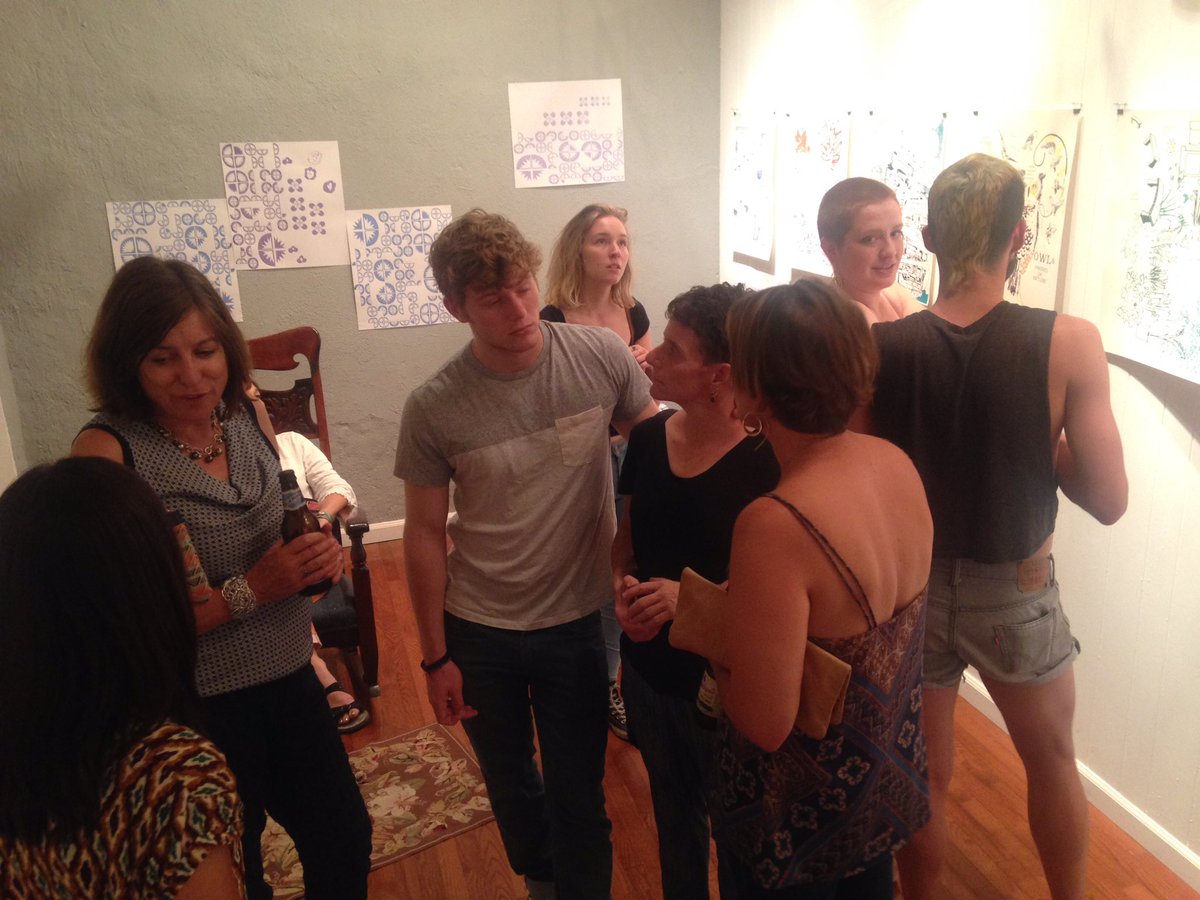 millitzer's tweet photo. Opening for:  Remembering:  Works by Jen McKnight #stl #art #stlartist https://t.co/8a6KVjAwbs