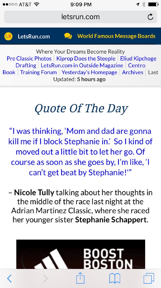 stephschaps's tweet image. When your family smack talk leaks on @letsrundotcom... @MartinezClassic @njnytc @HOKAONEONE