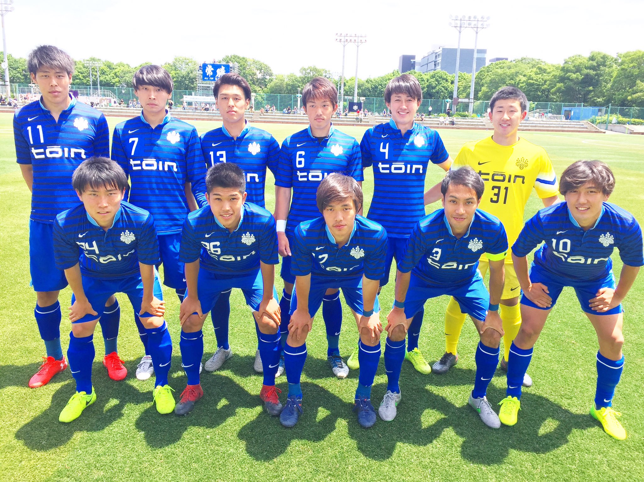 桐蔭横浜大学サッカー部 公式 試合速報 関東大学サッカーリーグ前期 第8節 Vs順天堂大学 前半終了 0 1 Twitter