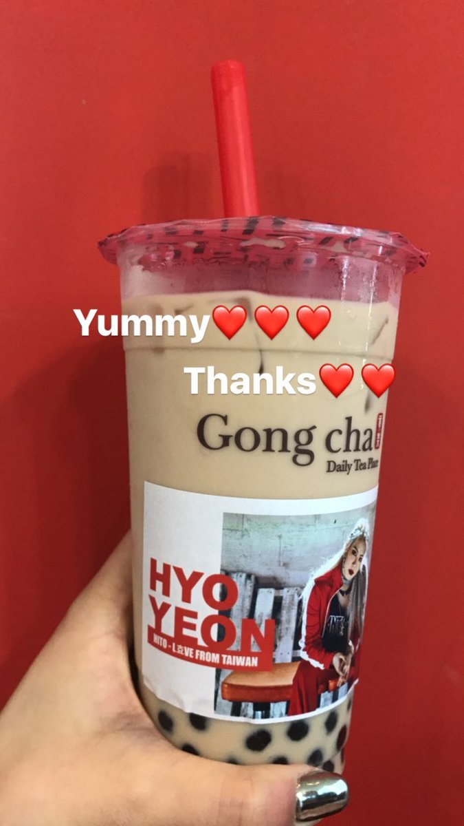 hyostagramtweet's tweet photo. [INSTAGRAM STORY] watasiwahyo: Thanks❤️❤️ Yummy❤️❤️❤️ https://t.co/k3uhwRgLMb #hyostagram https://t.co/wuMYKektZU