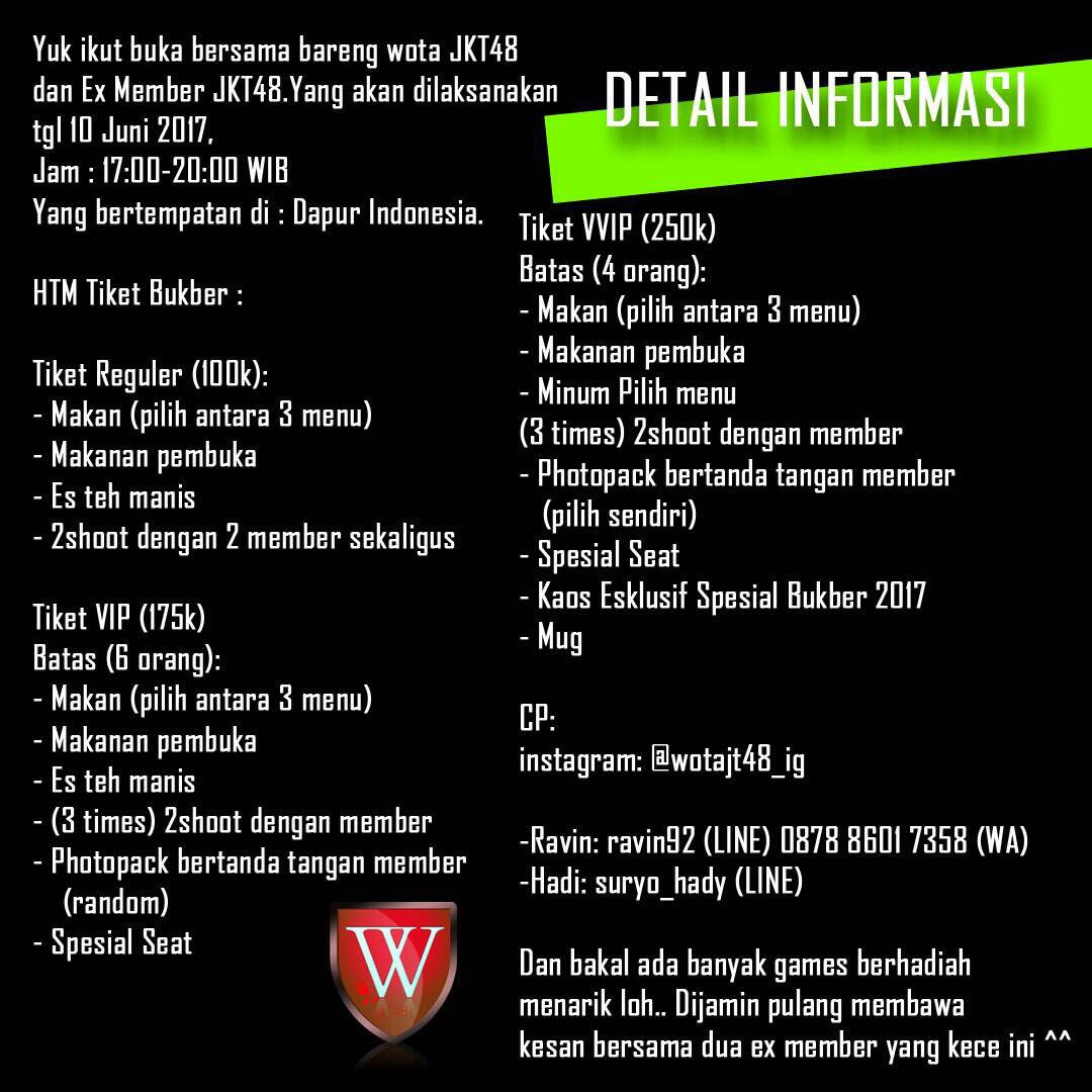 hello, selamat pagi.
have a nice saturday mblomblo, gimana puasanya? lancar?

btw yuk buka puasa bersama pas tanggal 10 Juni 2017