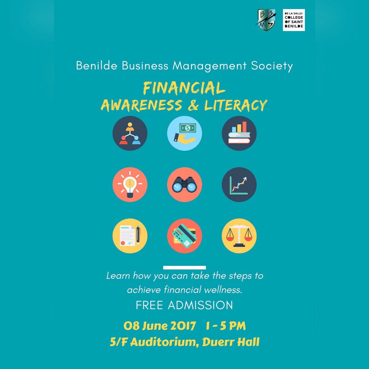 BBMS_CSB's tweet photo. "FINANCIAL AWARENESS AND LITERACY" JUNE 8,2017 1-5pm Duerr Auditorium DLSCSB https://t.co/0HGOy2UqJS https://t.co/1CLfmukGN0