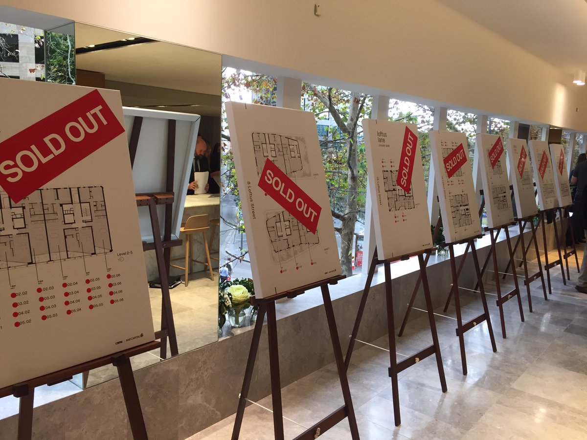 Loftus Lane apartments sold out in just over two hours. Great outcome for all.<a href="/AMPCapital/">amp</a> and our investors. #QQS