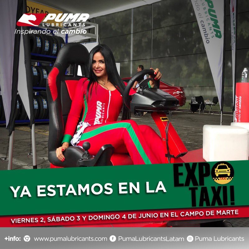 PumaEnergyPeru's tweet photo. En #expotaxi #Lima #InspirandoElCambio con #PumaLubricants https://t.co/qvfxNTm8YC