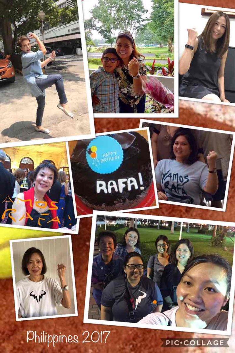 #VamosRafa 💪 from your friends in Manila! ❤