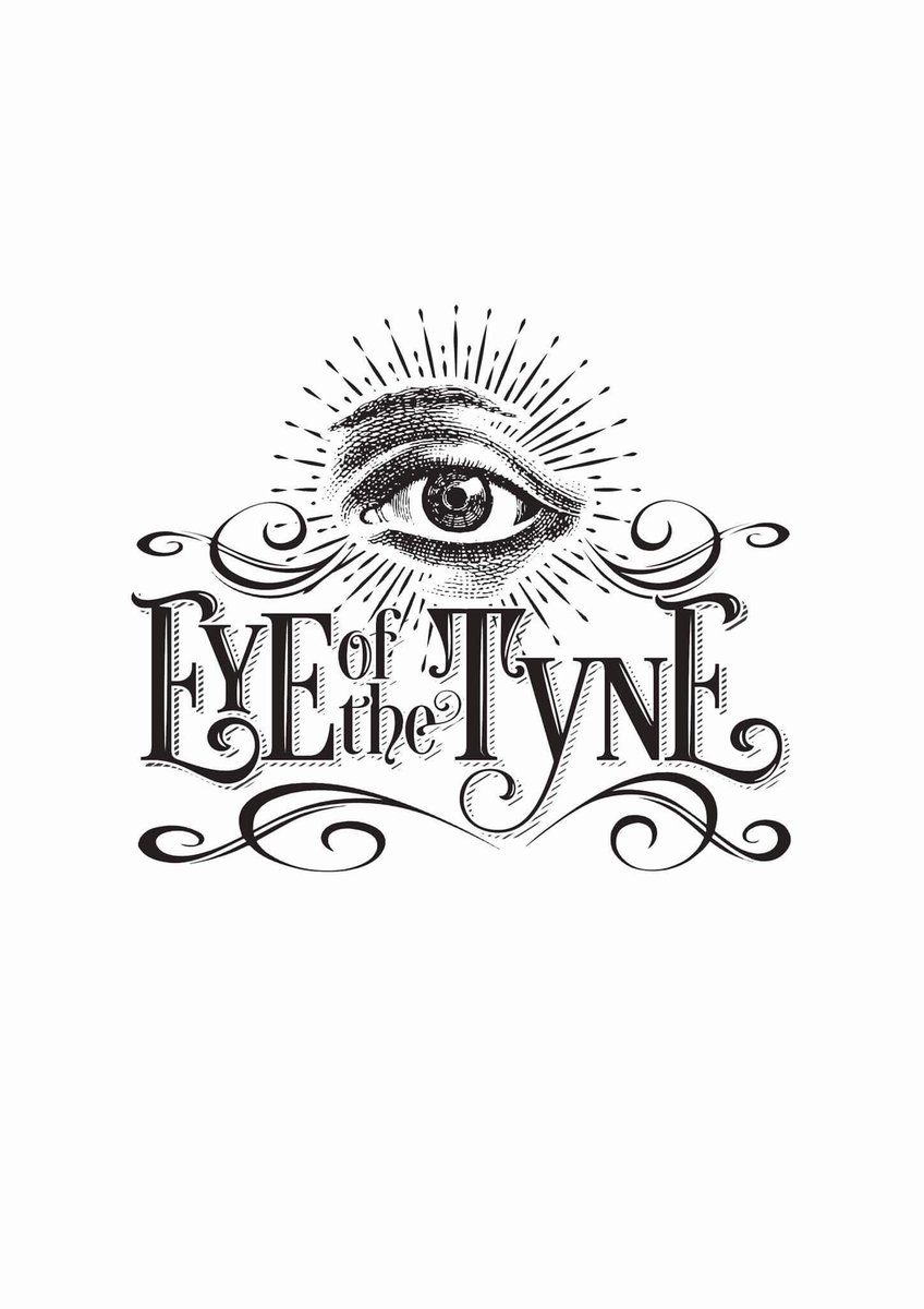 EyeoftheTyne's tweet image. Love my new logo by Von Kev from @RubyandFrank I've been wearing his tshirt designs for years, so great to see his take on my company logo