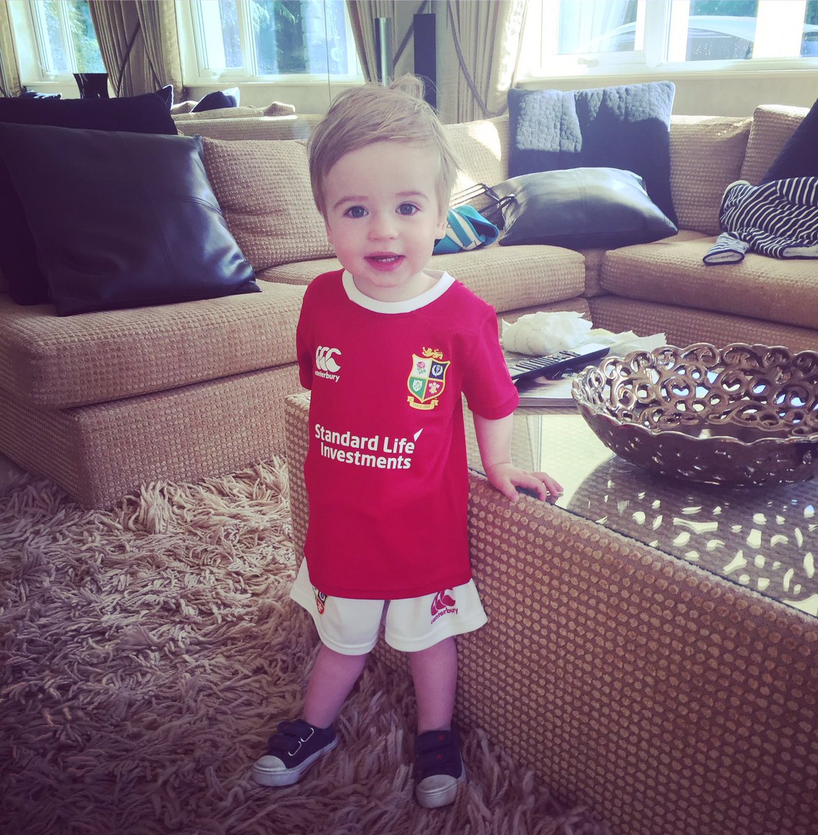 Will be a nice throw back photo when he gets selected for the 2033 tour <a href="/lionsofficial/">British & Irish Lions</a> 🦁