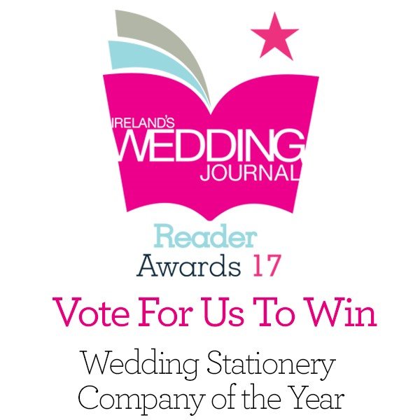 We are a finalist! Vote for us before the 12th of June and help us be Wedding Stationery Company of the Year!! weddingjournalonline.com/finalists-reve……/