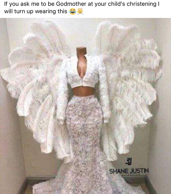 So happy that @OliviaDBuck has agreed on her christening outfit for next year 💁🏼just something casual