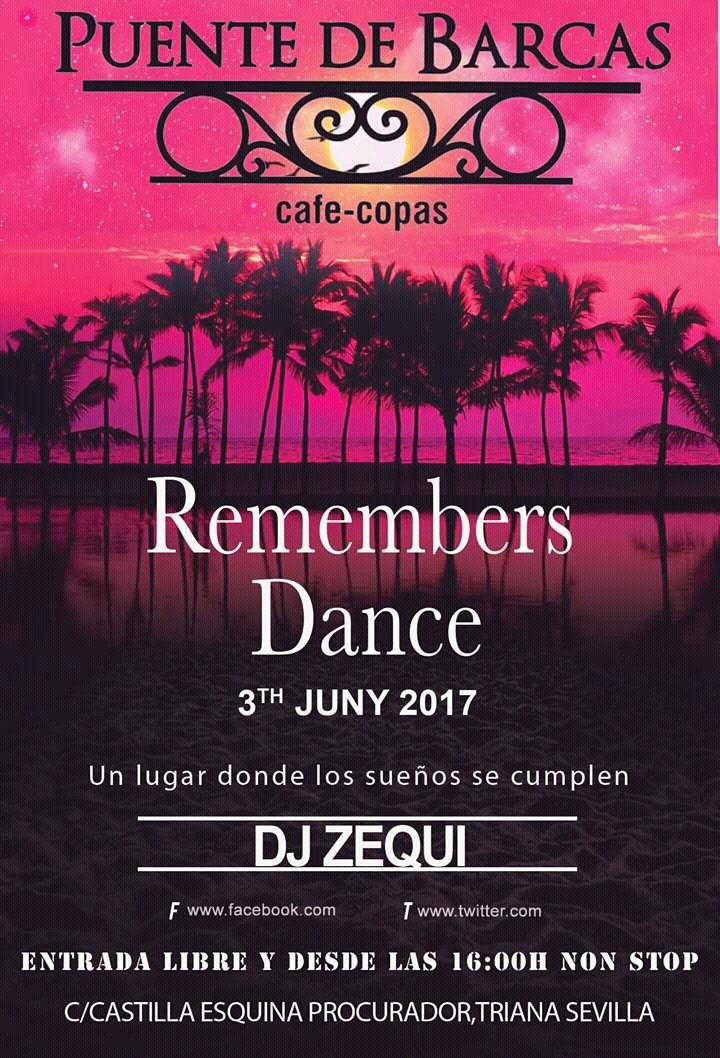 Puentedebarcas's tweet photo. Tienes plan antes del fútbol? Ven a disfrutar de una sesiòn Remember Dance con Dj Zequi a partir de las 16 horas! Os esperamos! https://t.co/QZ9nquIB5O