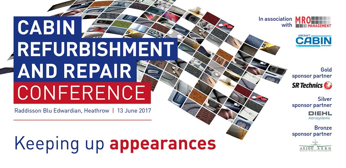 PWBC19's tweet photo. Only 10 days until this year's Cabin Refurbishment and Repair Conference! #cabinmro #aviation #events https://t.co/J2jq3JhlcP https://t.co/QFnN8QWQI4