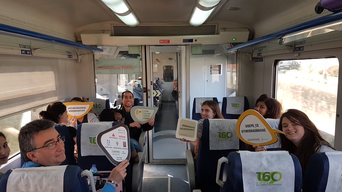 depo_es's tweet photo. Moi bo ambiente no #AtlanticoExpress!
Porto acolle a promoción dos #RiasBaixasfests https://t.co/01BV8Izyud