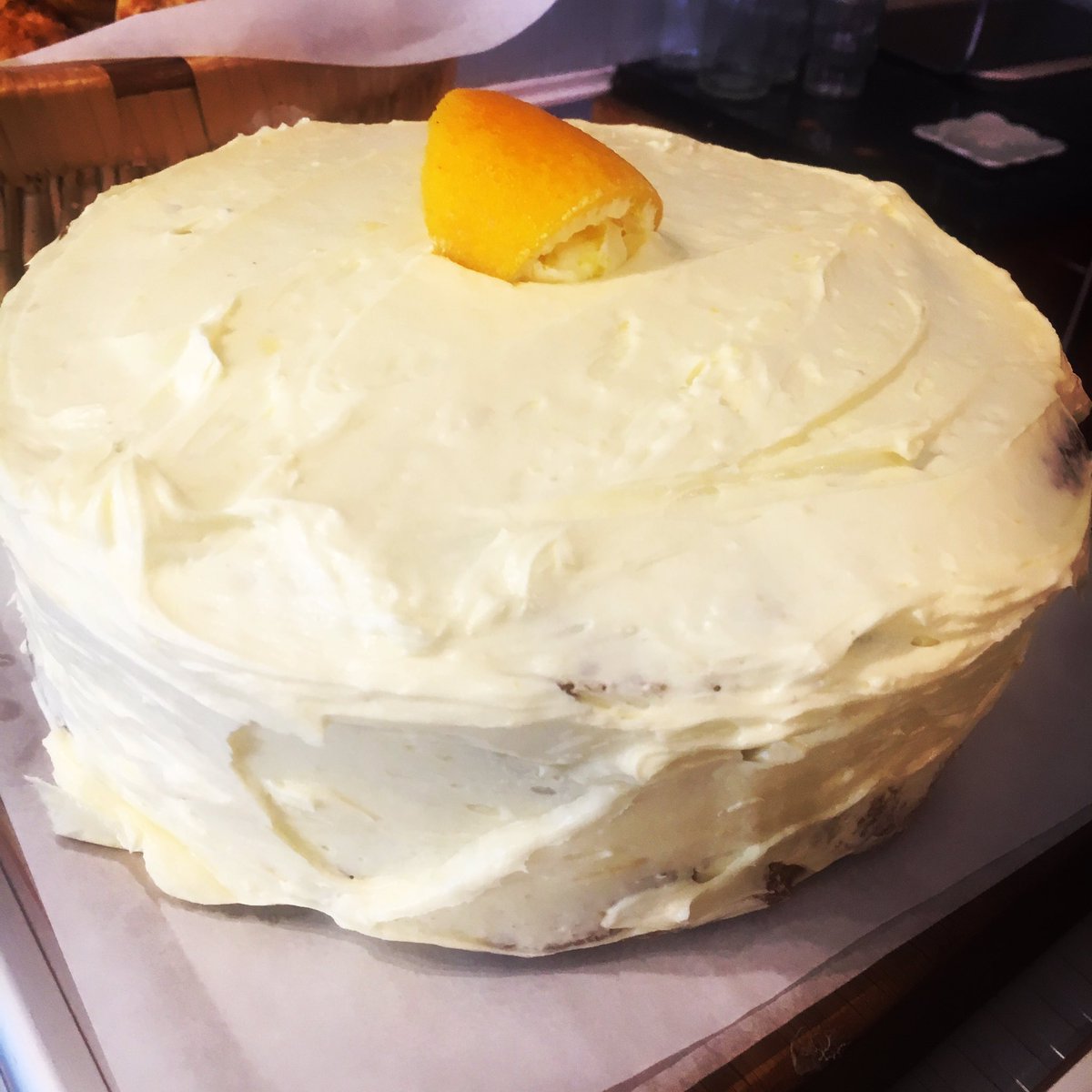 finewineoco's tweet photo. Brighten this dreary morning with some sunny 🍊Orange Victoria Sponge cake with yummy Tara Jams Raspberry jam - and it's Gluten Free! https://t.co/snshD3sKNI
