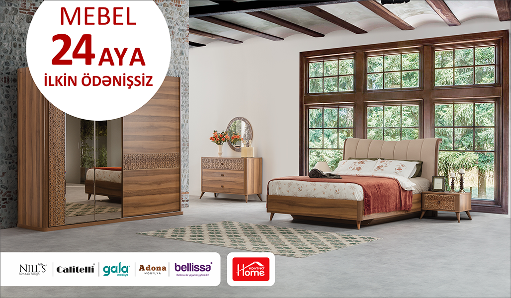 Bütün növ MEBELLƏR -İLKİN ÖDƏNİŞSİZ, həmçinin 24 ayadək hissə-hissə ödəməklə!
☎ Ətraflı: (012) 5330101