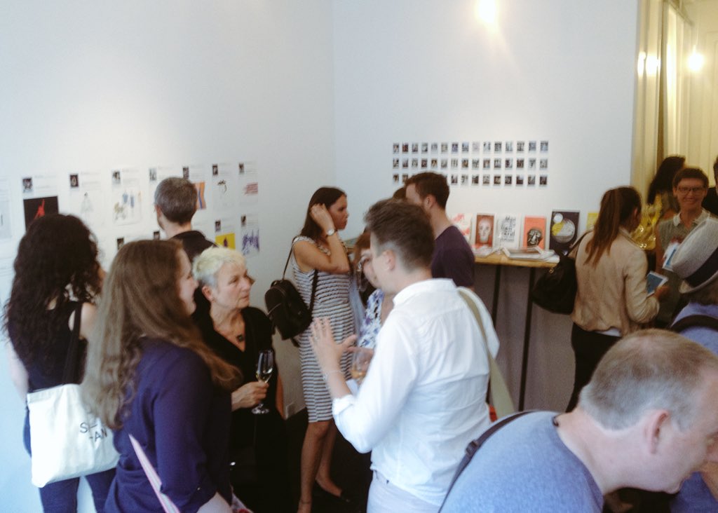 Thanks for joining for the opening of #FakeFashionFactory The exhibition runs until 23rd June. #illustration #fashion #design #Swiss #London