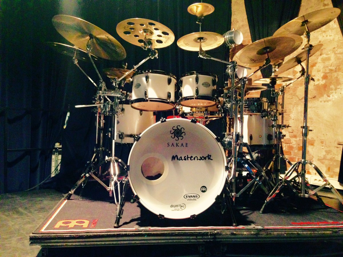 drumLueck's tweet image. Ready ! #sakaedrums #masterworkcymbals #sakae #lovedrums #openhanded #openminded