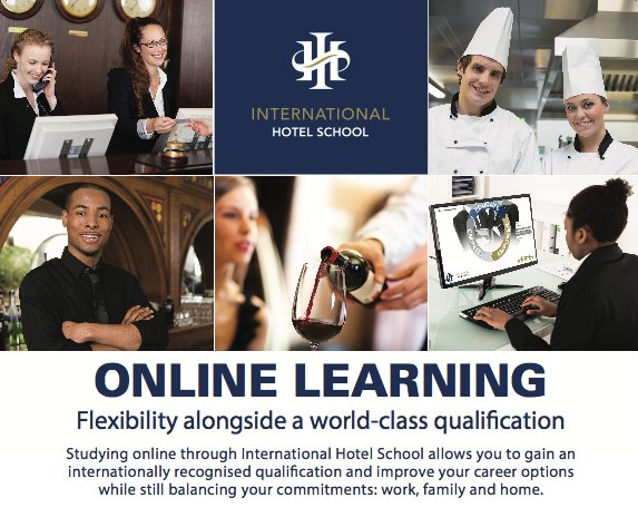 ihotelschool's tweet image. #IHSOnline offers a wide variety of courses
Register Now!
hotelschool.co