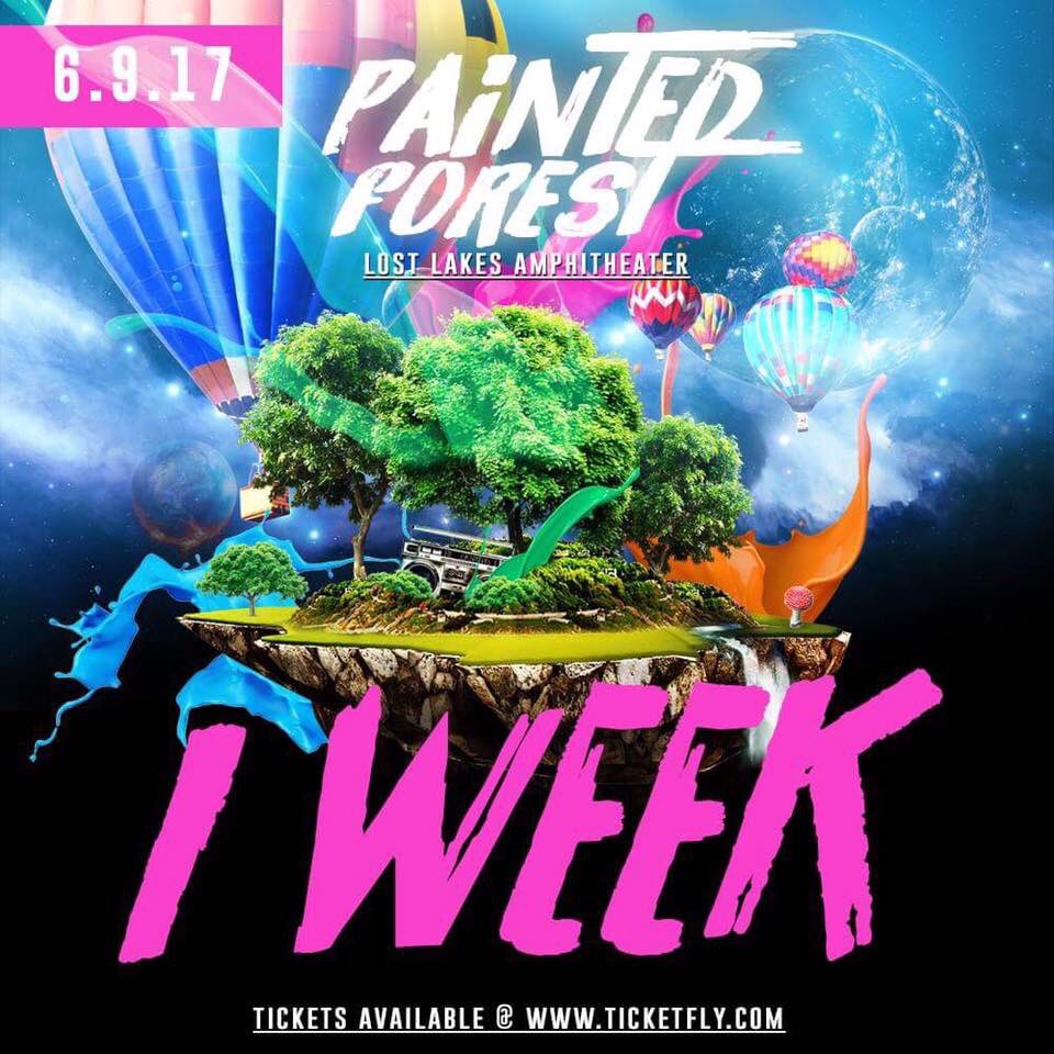 JFarleyTM's tweet photo. We're gonna be #Covfefe in one week at the first ever outdoor #PaintedForest !
Get tickets & more info at...
https://t.co/xYeJkaSnfK https://t.co/TpdFu8jsEW