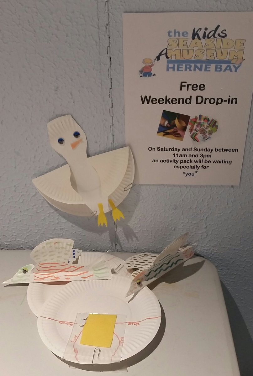 Make a seagull that doesn't steal chips, at the Seaside Museum today 11am-4pm