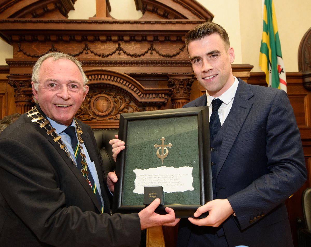 👏🏼 | Seamus Coleman has been awarded the Freedom of the County of Donegal! 

➡️ bit.ly/2s3VczD