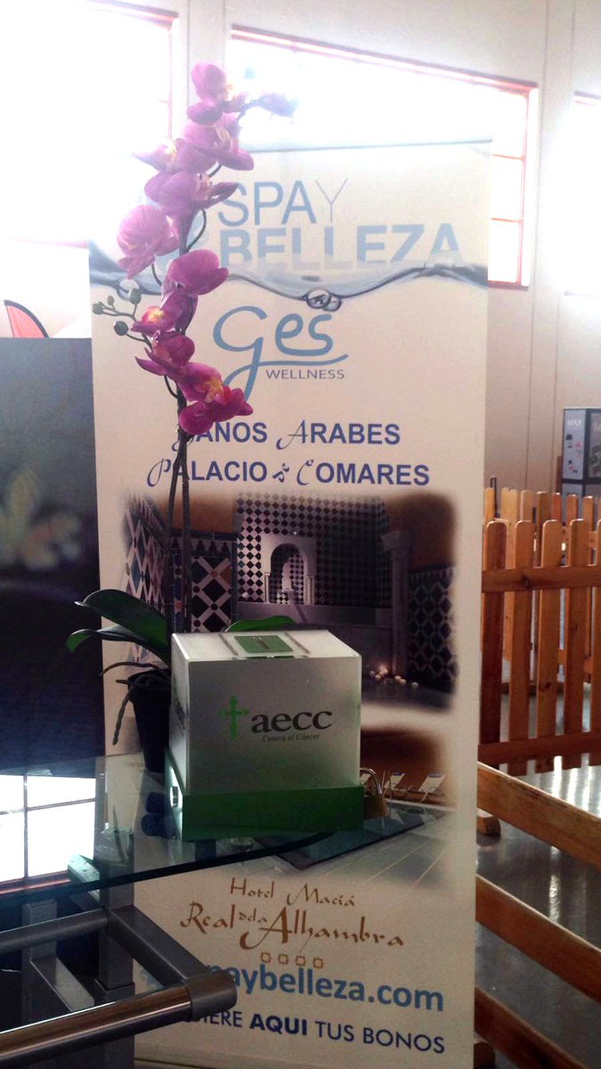 BanosArabes's tweet photo. Os esperamos hoy en nuestros stand de Fermasa, junto a la #recogidadedorsales para ofreceros nuestros lazos rosas y colaborar así con AECC. https://t.co/83HTafLJJK