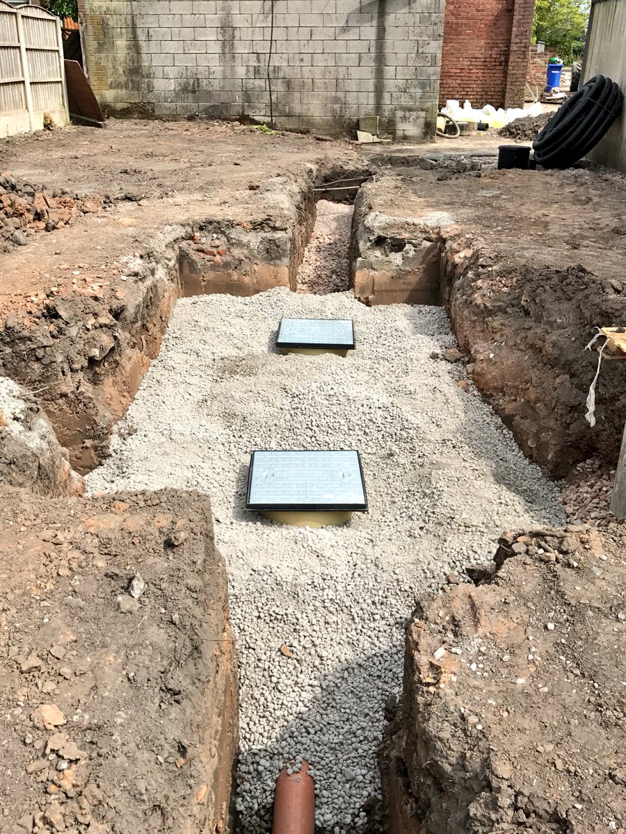 Popesdrainage's tweet photo. Busy week in Cheshire installing a new wastewater system. https://t.co/wamdi8Iv5Q