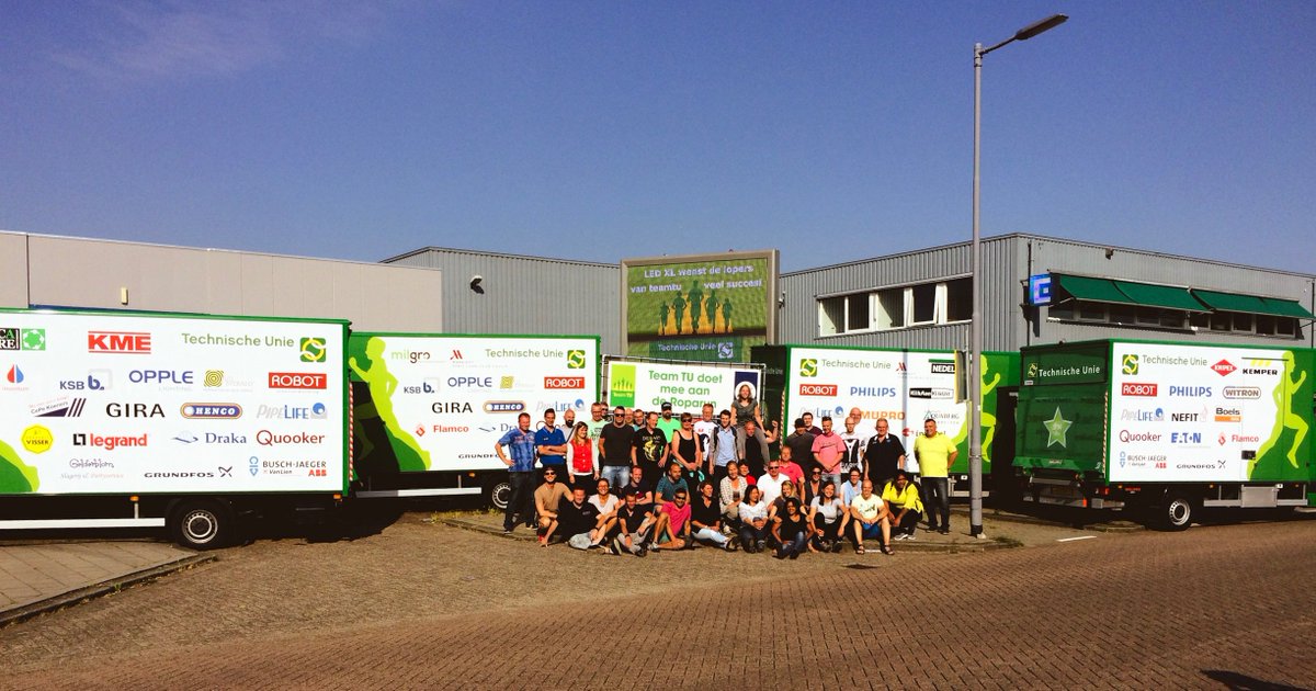 technische_unie's tweet photo. Teams Technische Unie van start in de #Roparun https://t.co/JUW98jw0Lr #tu https://t.co/UAs2dEhaFJ
