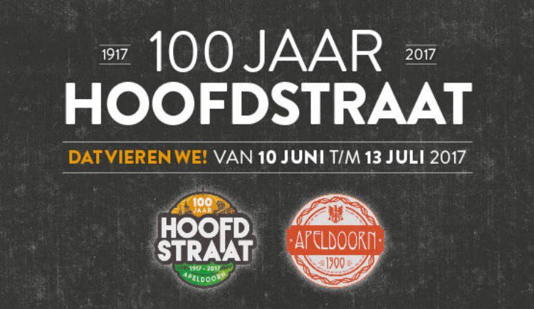 Donderdag 13 juli 2017: Hoofdstraat van Apeldoorn 100 jaar. 10 juni - 13 juli:  Erfgoedfestival Apeldoorn 1900!  bit.ly/2qLkfD0