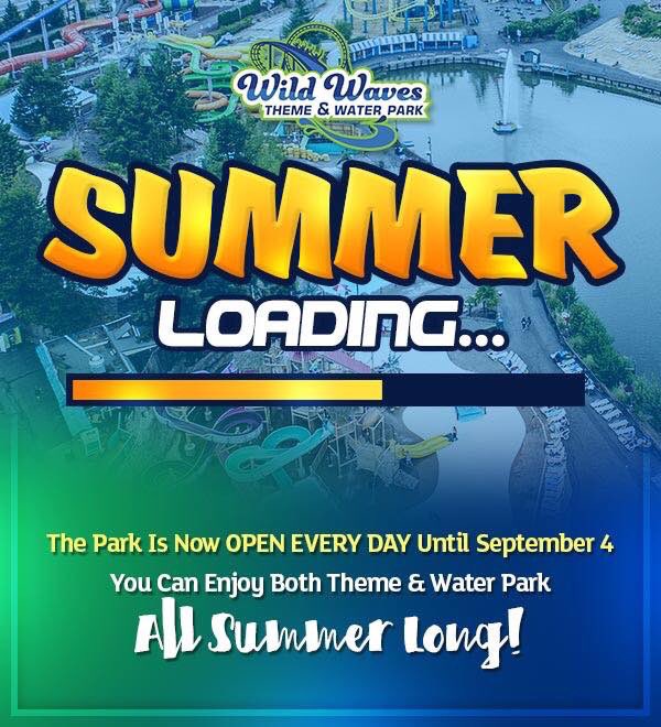 WildWavesPark's tweet photo. It's time! #Summer is HERE! π’βοΈπ #WildWaves #RideAndSlide https://t.co/r7LJZjWMeO
